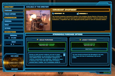 Galactic Strongholds - Présentation de Galactic Strongholds par le Lead Designer de Star Wars: The Old Republic