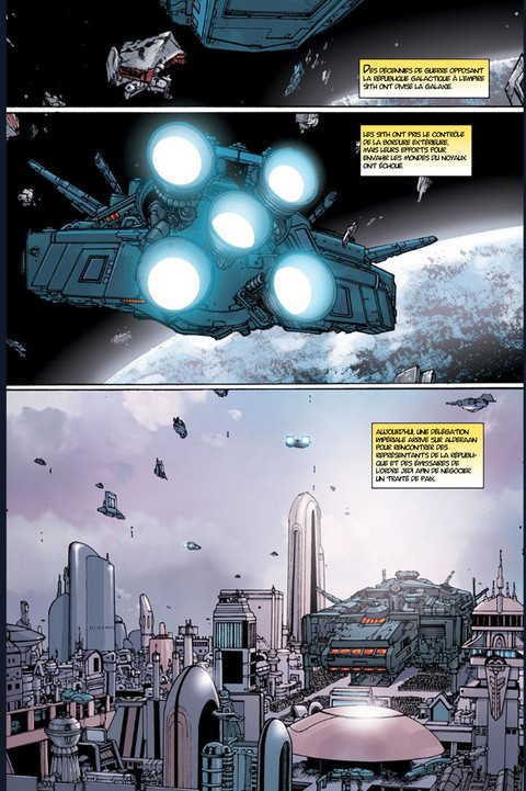 Star Wars The Old Republic - Webcomic : La menace de la paix - Pages 1 à 6