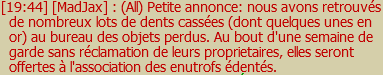 DOFUS - Goultarminator III : Compte rendu du jour 11