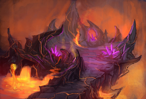 League of Legends - La Chambre du Magma cartographiée