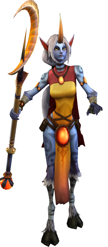 Soraka, modèle 3D