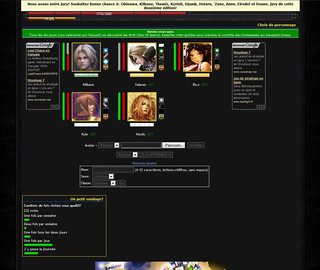 Ecran de Sélection de personnage (r410)