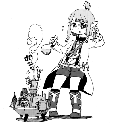 Alchemist Lalafell par Kemuhoko