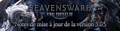 Mise à jour 3.05 pour Final Fantasy XIV : Heavensward