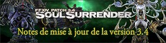 Les notes de mise à jour de "Soul Surrender" sont en ligne