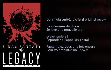 Final Fantasy XIV Online - FINAL FANTASY XIV Legacy Campaign et la Campagne Bon retour