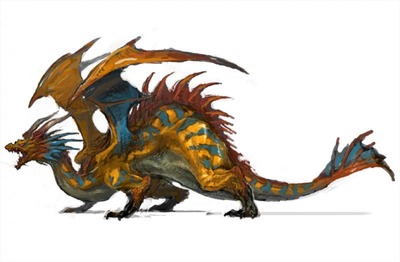 Image conceptuelle d'un dragon pour la v2
