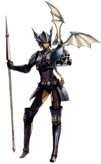 Le chevalier dragon dans Final Fantasy XI
