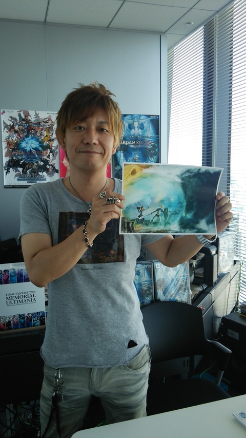 Final Fantasy XIV Online - Concours Fan-Art : Naoki Yoshida en scène