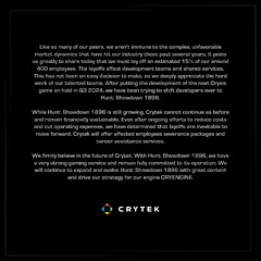 Crytek licencie 15% de ses effectifs et met en pause le développement du prochain Crysis